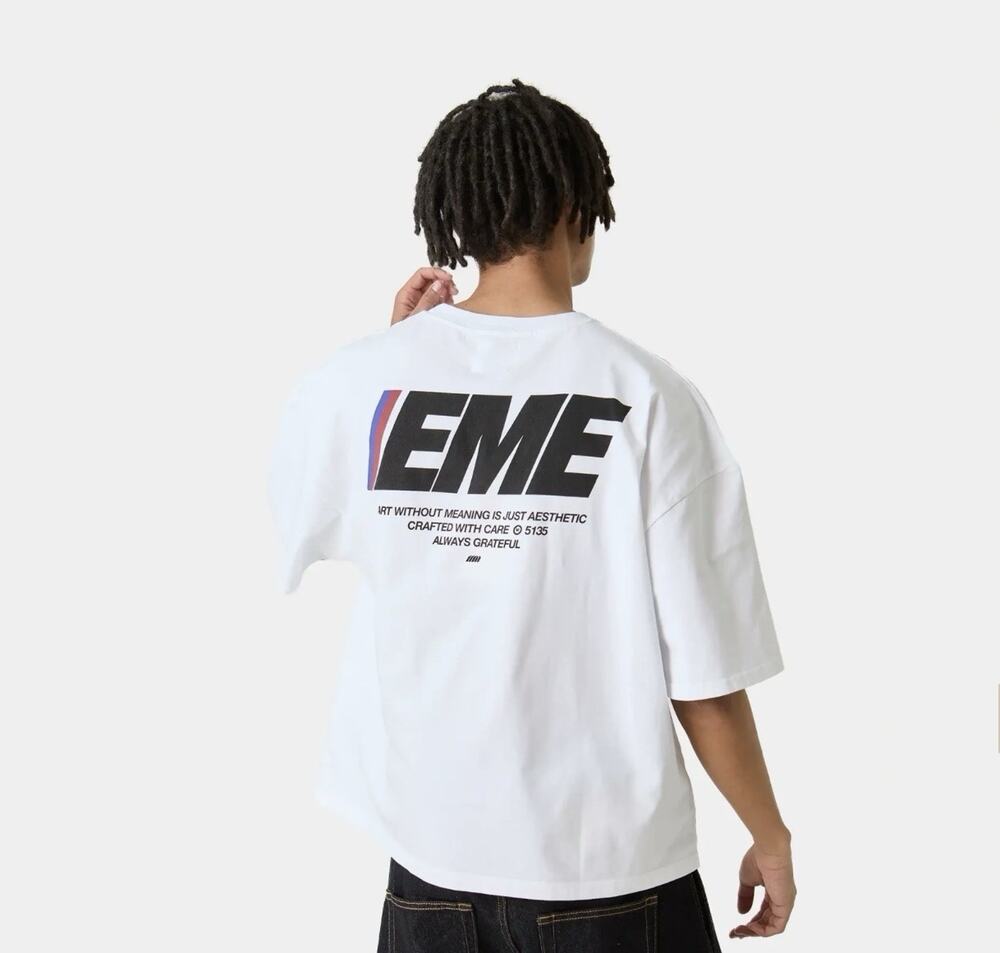 EME Studios Spark Pearl Oversized Tee Large